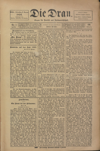 Die Drau, 1896