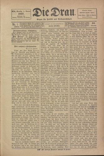 Die Drau, 1897