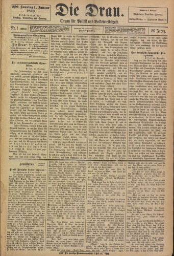 Die Drau, 1893