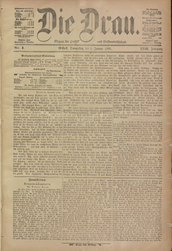 Die Drau, 1885