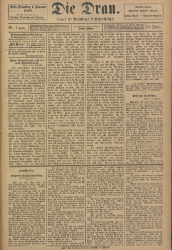 Die Drau, 1895